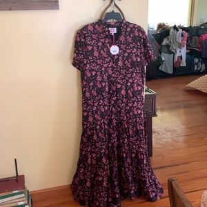 Victoria Dunn maxi dress, tiered